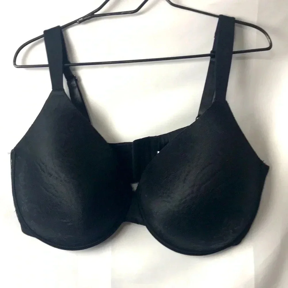 AVENUE  WOMENS SIZE 46DDD BLACK  LACE BRA GOOD CLEAN CONDITION‎